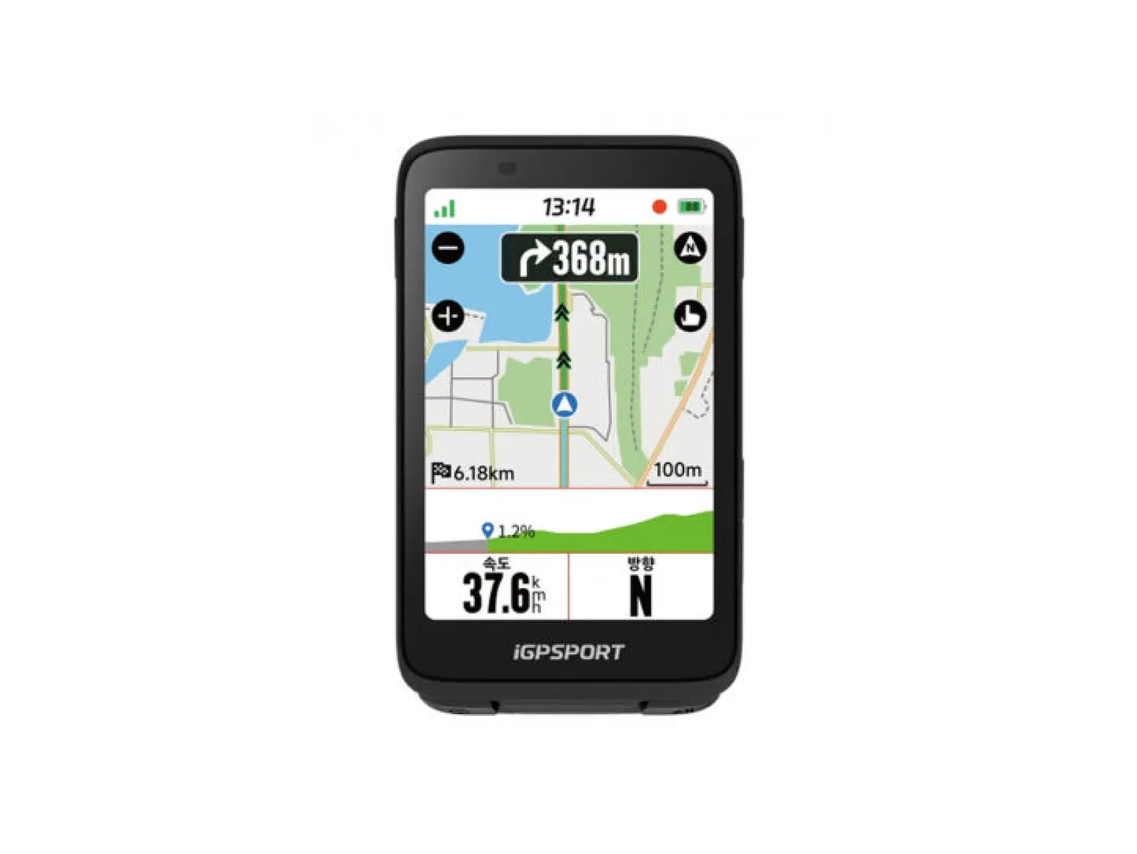 iGP스포츠 바이네비 BiNavi 터치스크린 네비게이션 GPS 속도계