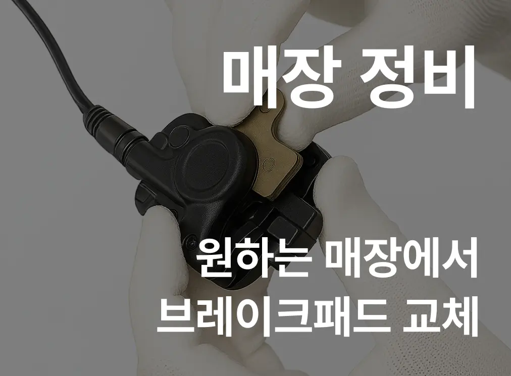 [매장정비] 전기자전거 디스크 브레이크 패드 교체 이용권